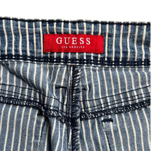 Guess Striped Shorts Women Size 30 - Picture 2 of 8